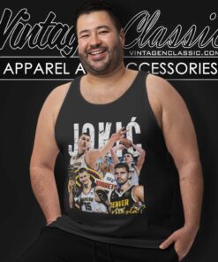 Denver Nuggets Nikola Jokic Graphic Tank Top Racerback