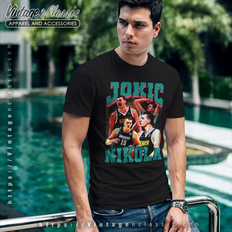 Denver Nuggets Nikola Jokić Vintage T Shirt Denver Nuggets Nikola Jokić Vintage T Shirt
