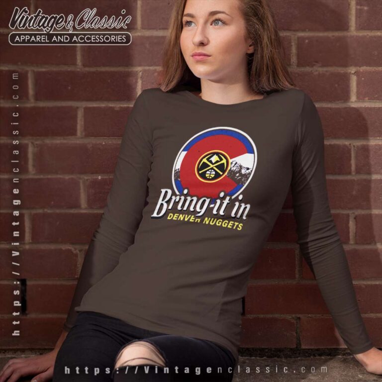 Denver Nuggets Regional Franklin Long Sleeve Tee Denver Nuggets Regional Franklin Long Sleeve Tee
