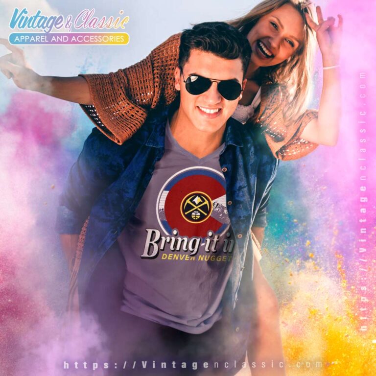 Denver Nuggets Regional Franklin V Neck TShirt Denver Nuggets Regional Franklin V Neck TShirt