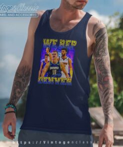 Denver Nuggets We Rep Denver Tank Top Racerback