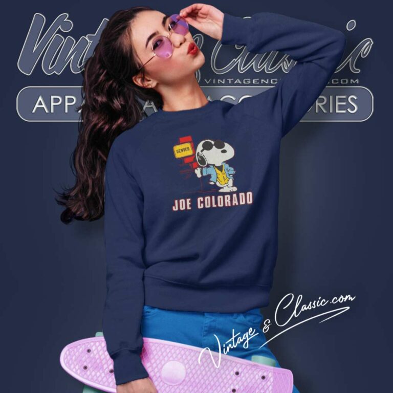 Denver Snoopy Joe Cool Colorado Sweatshirt Denver Snoopy Joe Cool Colorado Sweatshirt