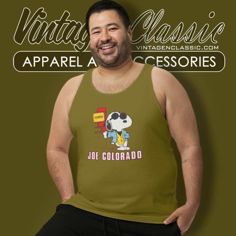 Denver Snoopy Joe Cool Colorado Tank Top Racerback Denver Snoopy Joe Cool Colorado Tank Top Racerback