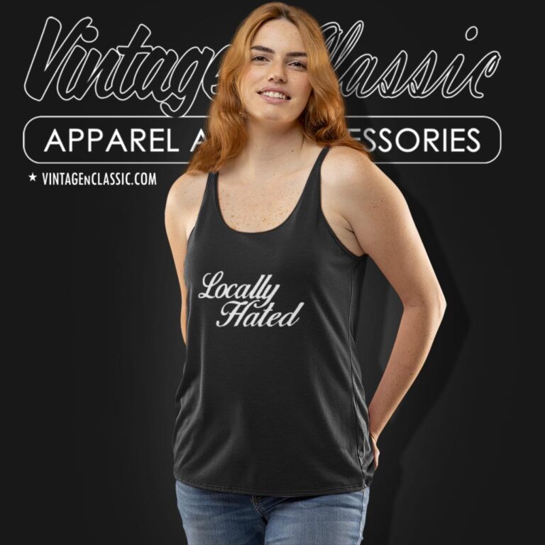 Denye Locally Hated Tank Top Racerback Denye Locally Hated Tank Top Racerback