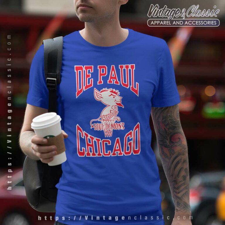 Depaul Chicago Blue Demons T Shirt Depaul Chicago Blue Demons T Shirt