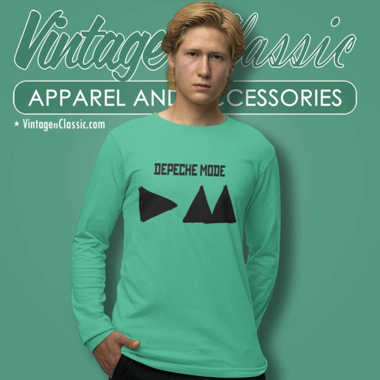 Depeche Mode Band Logo Long Sleeve Tee Depeche Mode Band Logo Long Sleeve Tee