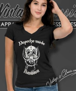 Depeche Mode Basildon Motorhead V Neck TShirt