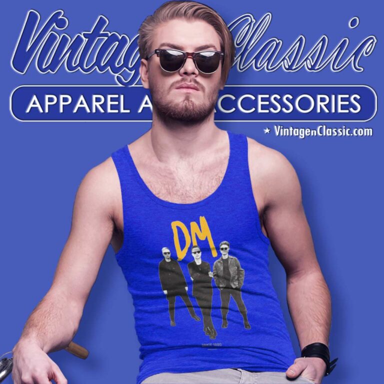 Depeche Mode Dm Since 1980 Tank Top Racerback Depeche Mode Dm Since 1980 Tank Top Racerback