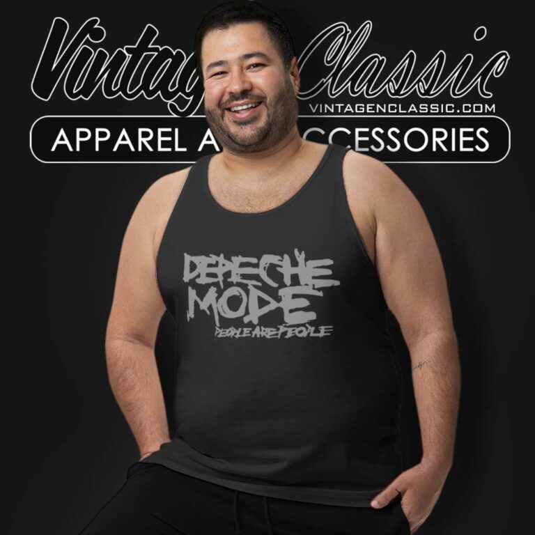 Depeche Mode People Are People Tank Top Racerback Depeche Mode People Are People Tank Top Racerback