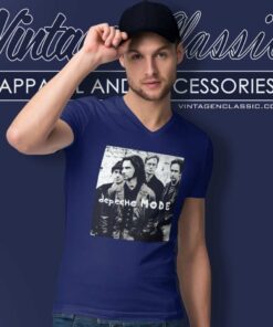 Depeche Mode Rock Band V Neck TShirt