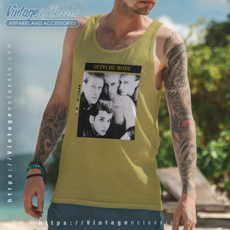 Depeche Mode Some Great Reward Tank Top Racerback Depeche Mode Some Great Reward Tank Top Racerback