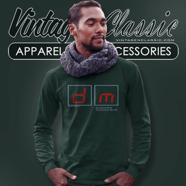 Depeche Mode The Singles Tour Long Sleeve Tee 1 Depeche Mode The Singles Tour Long Sleeve Tee 1