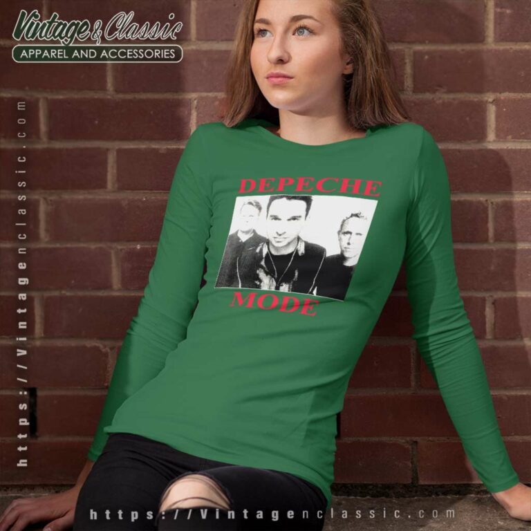Depeche Mode The Singles Tour Long Sleeve Tee Depeche Mode The Singles Tour Long Sleeve Tee