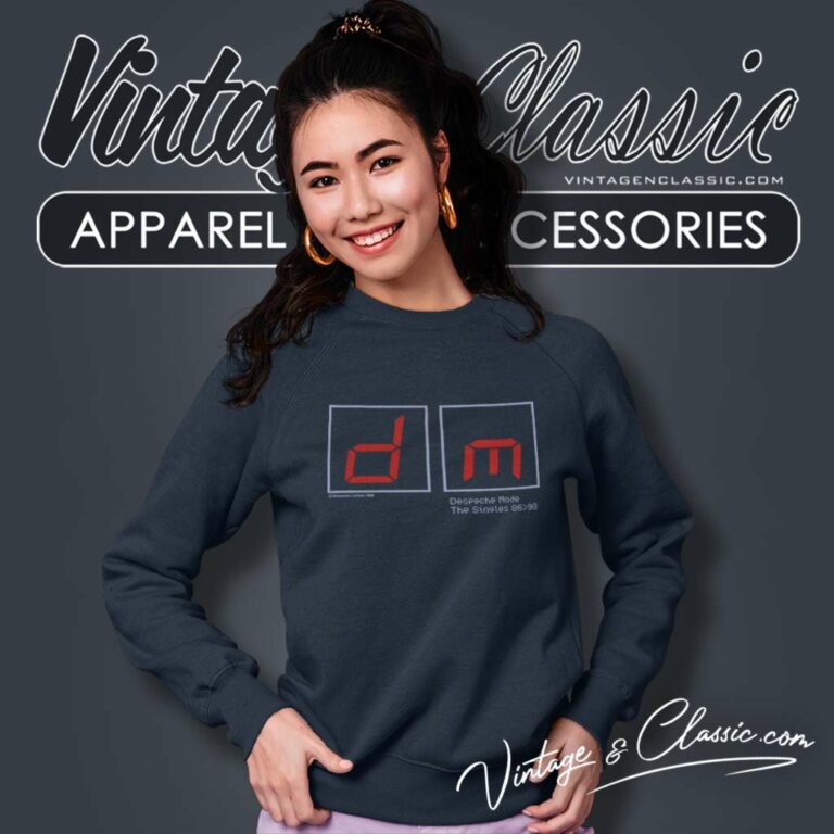 Depeche Mode The Singles Tour Sweatshirt 1 Depeche Mode The Singles Tour Sweatshirt 1