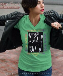 Depeche Mode The Summer Tour V Neck TShirt
