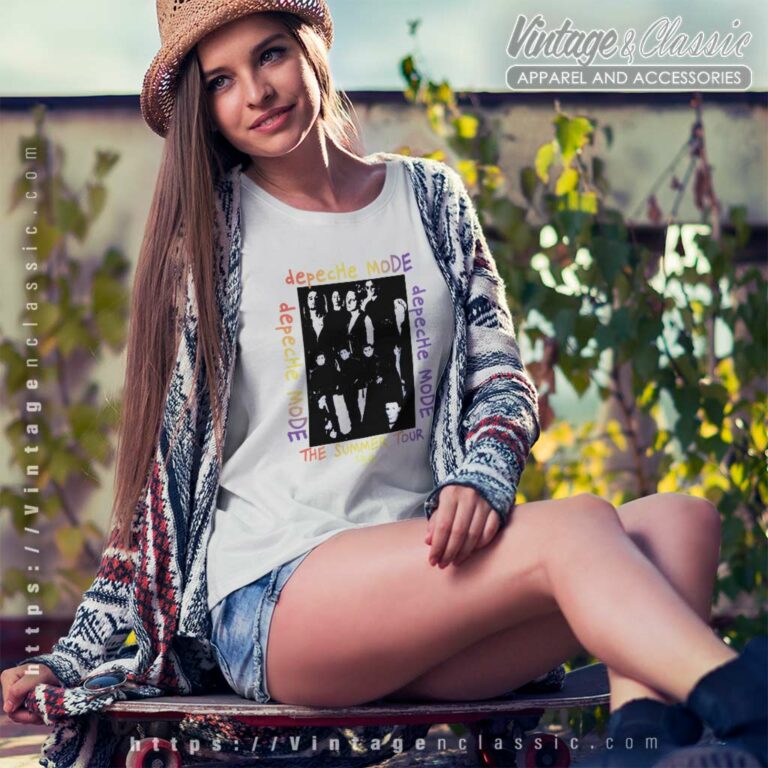 Depeche Mode The Summer Tour Women TShirt Depeche Mode The Summer Tour Women TShirt
