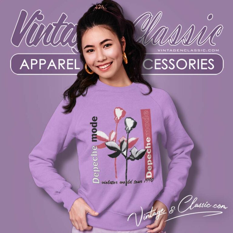 Depeche Mode Tour Band New Wave Sweatshirt Depeche Mode Tour Band New Wave Sweatshirt