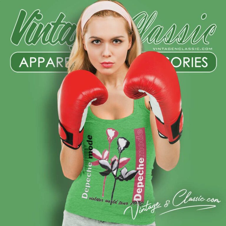 Depeche Mode Tour Band New Wave Tank Top Racerback Depeche Mode Tour Band New Wave Tank Top Racerback