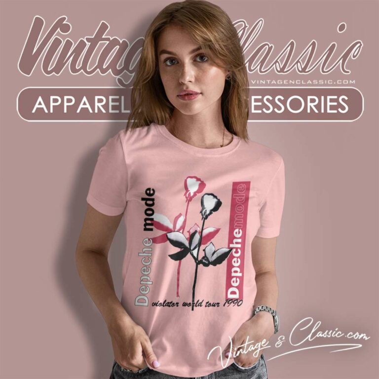 Depeche Mode Tour Band New Wave Women TShirt Depeche Mode Tour Band New Wave Women TShirt