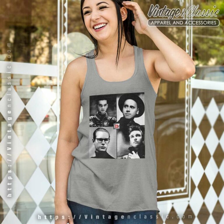 Depeche Mode Usa 1988 Tour Tank Top Racerback Depeche Mode Usa 1988 Tour Tank Top Racerback