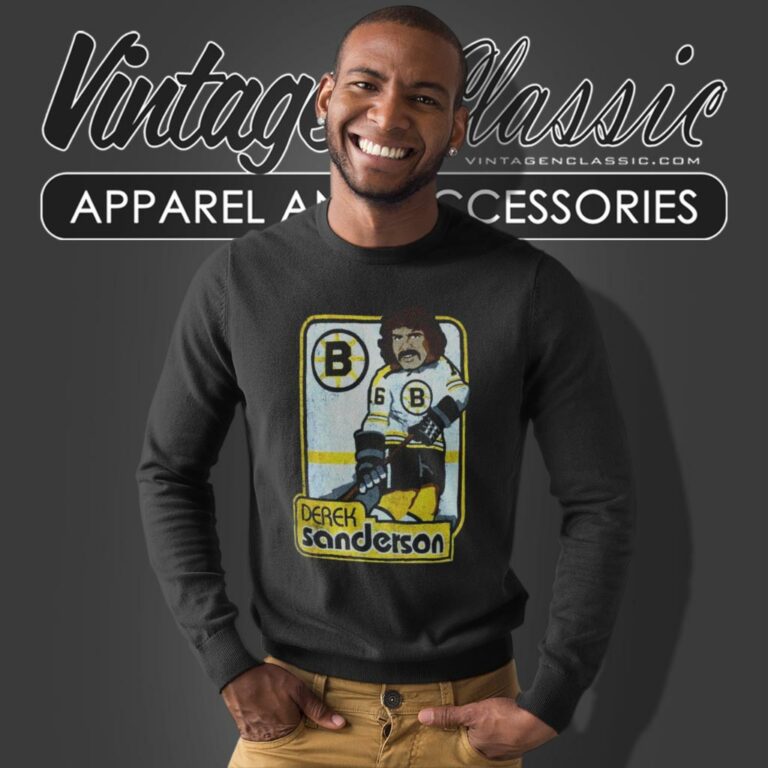 Derek Sanderson Boston Bruins Sweatshirt Derek Sanderson Boston Bruins Sweatshirt