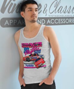 Derrick Cope Neon Daytona 500 Winner Nascar Tank Top Racerback