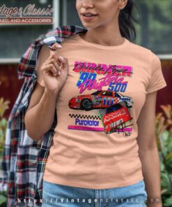 Derrick Cope Neon Daytona 500 Winner Nascar Women TShirt 1