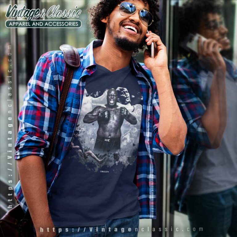 Derrick Lewis The Black Beast Knockout King V Neck TShirt Derrick Lewis The Black Beast Knockout King V Neck TShirt