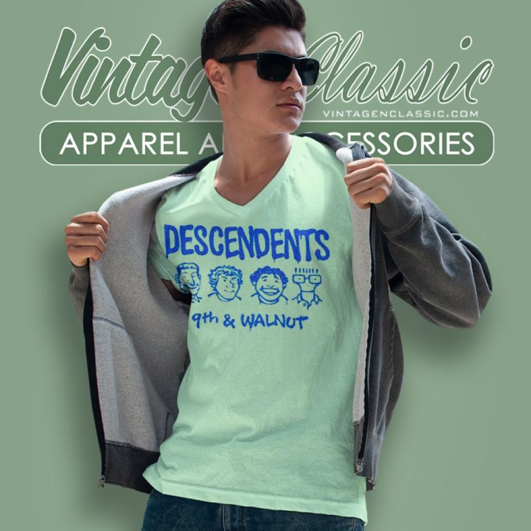 Descendents 9th And Walnut V Neck TShirt Descendents 9th And Walnut V Neck TShirt
