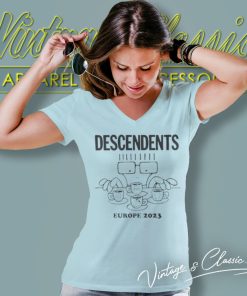 Descendents Euro Tour 2023 V Neck TShirt