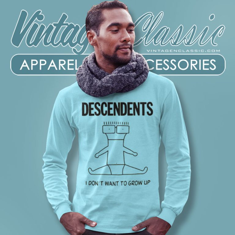 Descendents Shirt I Dont Want To Grow Up Long Sleeve Tee Descendents Shirt I Dont Want To Grow Up Long Sleeve Tee