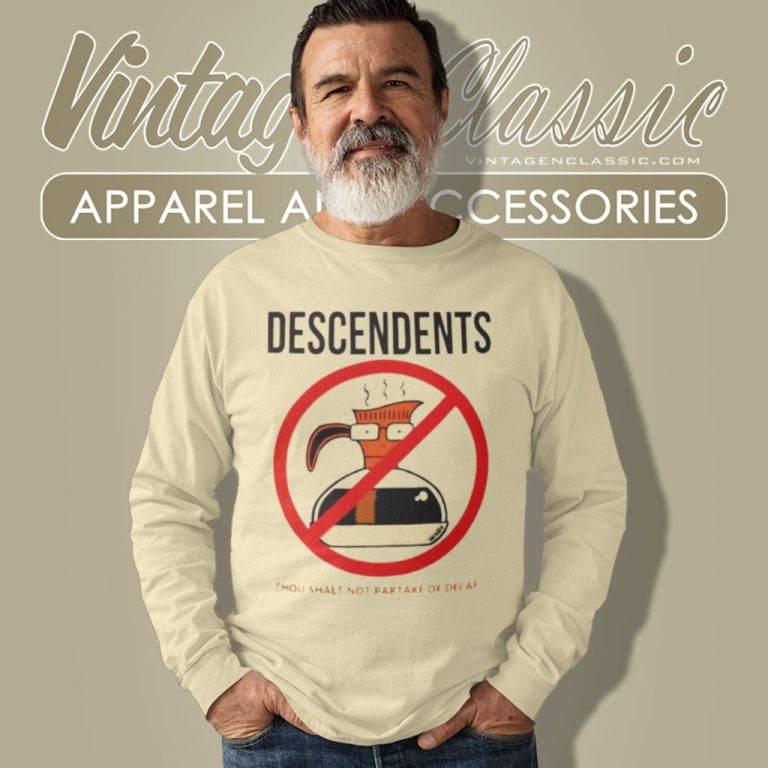 Descendents Shirt Thou Shalt Not Partake Of Decaf Long Sleeve Tee Descendents Shirt Thou Shalt Not Partake Of Decaf Long Sleeve Tee