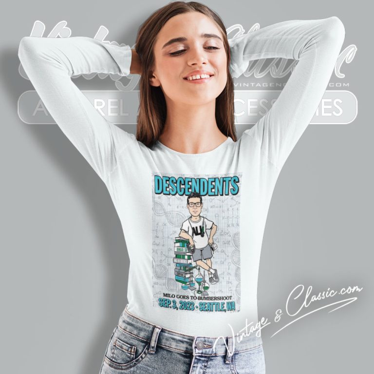 Descendents Shirt Tour 2023 Seattle Wa Long Sleeve Tee Descendents Shirt Tour 2023 Seattle Wa Long Sleeve Tee