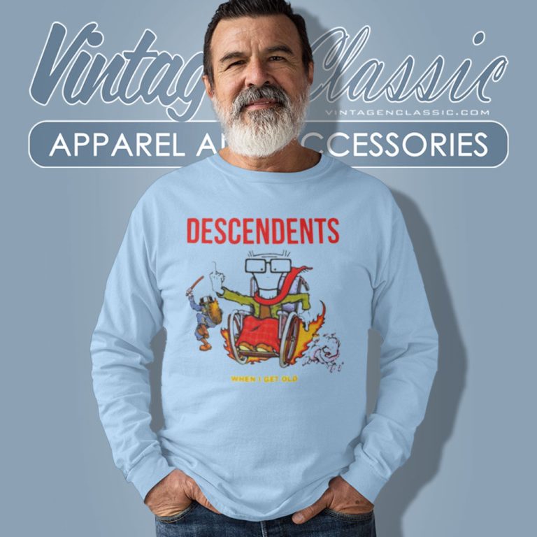 Descendents Shirt When I Get Old Long Sleeve Tee Descendents Shirt When I Get Old Long Sleeve Tee
