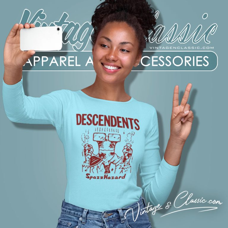 Descendents Spazzhazard Red Long Sleeve Tee Descendents Spazzhazard Red Long Sleeve Tee