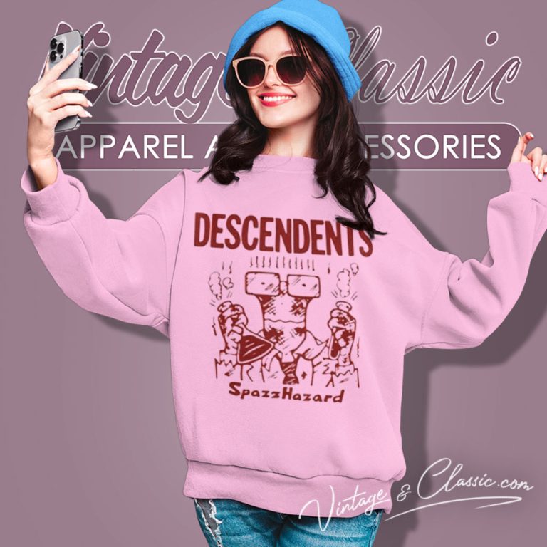 Descendents Spazzhazard Red Sweatshirt Descendents Spazzhazard Red Sweatshirt