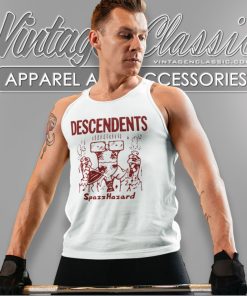 Descendents Spazzhazard Red Tank Top Racerback