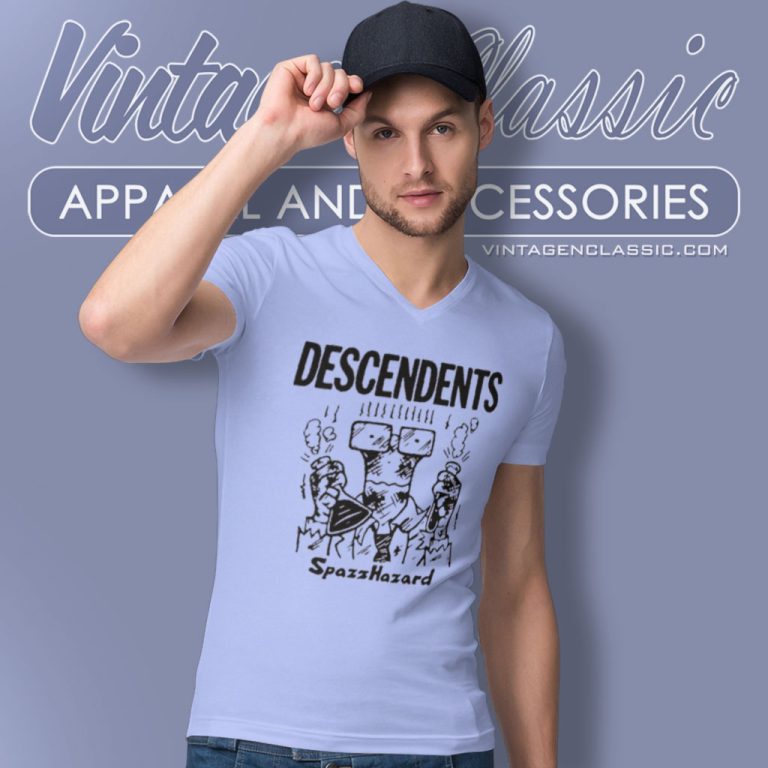 Descendents Spazzhazard V Neck TShirt Descendents Spazzhazard V Neck TShirt