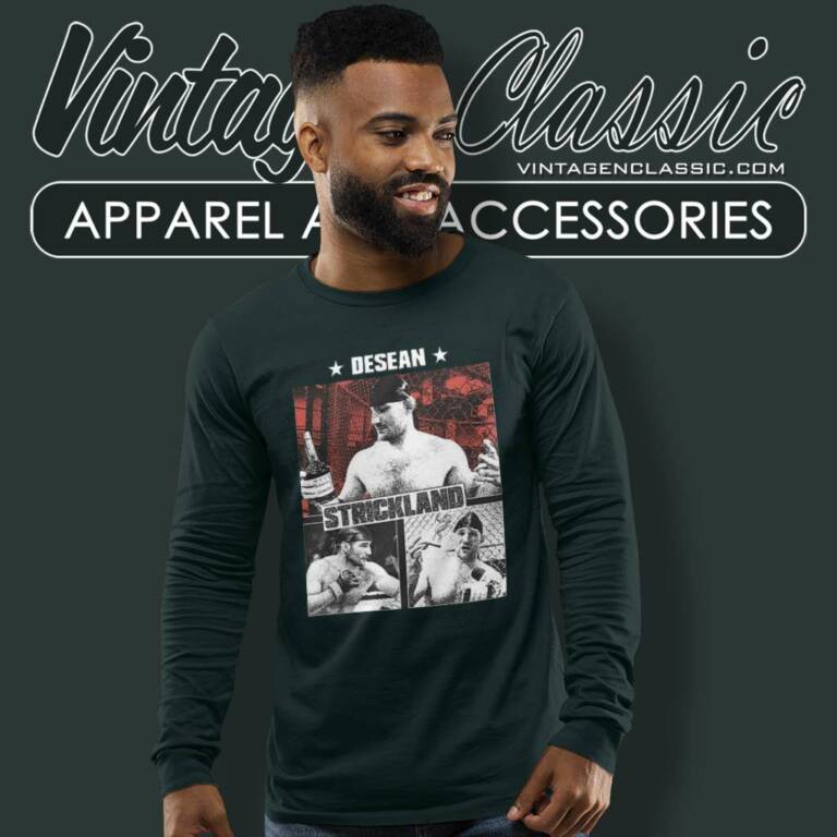 Desean Strickland Ufc Vintage Long Sleeve Tee Desean Strickland Ufc Vintage Long Sleeve Tee