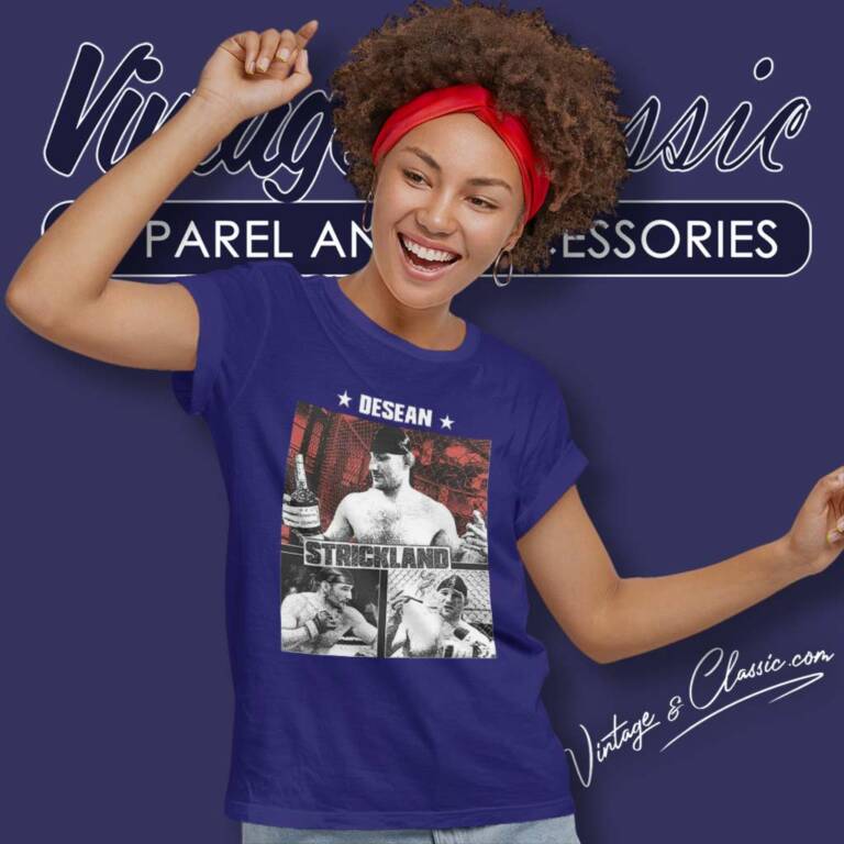 Desean Strickland Ufc Vintage Women TShirt Desean Strickland Ufc Vintage Women TShirt