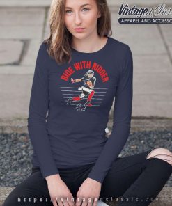 Desmond Ridder Atlanta Falcons Ride With Ridder Signature Long Sleeve Tee