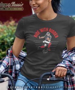 Desmond Ridder Atlanta Falcons Ride With Ridder Signature Women TShirt