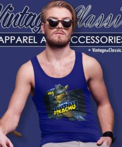 Detective Pikachu Movie Tank Top Racerback