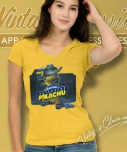 Detective Pikachu Movie V Neck TShirt