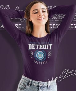Detroit Football We Are Built For This Vintage Shirt 1 Detroit Football We Are Built For This Vintage Long Sleeve Tee