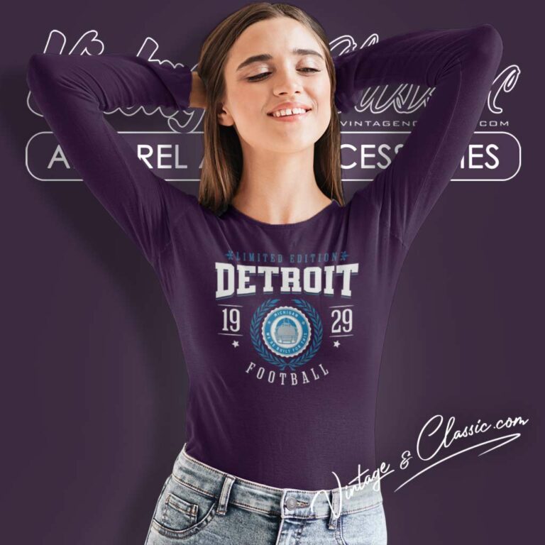 Detroit Football We Are Built For This Vintage Long Sleeve Tee Detroit Football We Are Built For This Vintage Long Sleeve Tee