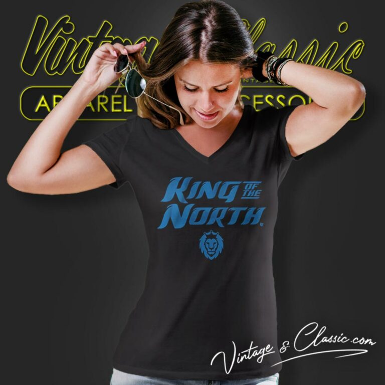 Detroit King Of The North V Neck TShirt Detroit King Of The North V Neck TShirt
