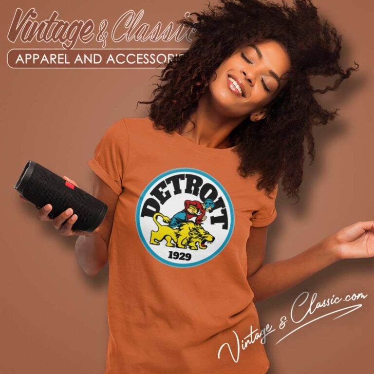 Detroit Lions 1929 Player Logo Shirt For Super Bowl Women TShirt Detroit Lions 1929 Player Logo Shirt For Super Bowl Women TShirt