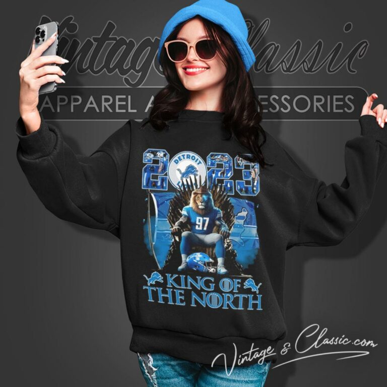 Detroit Lions 2023 King Of The North Sweatshirt Detroit Lions 2023 King Of The North Sweatshirt