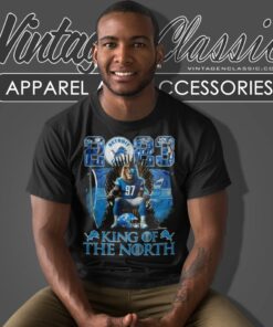 Detroit Lions 2023 King Of The North T Shirt